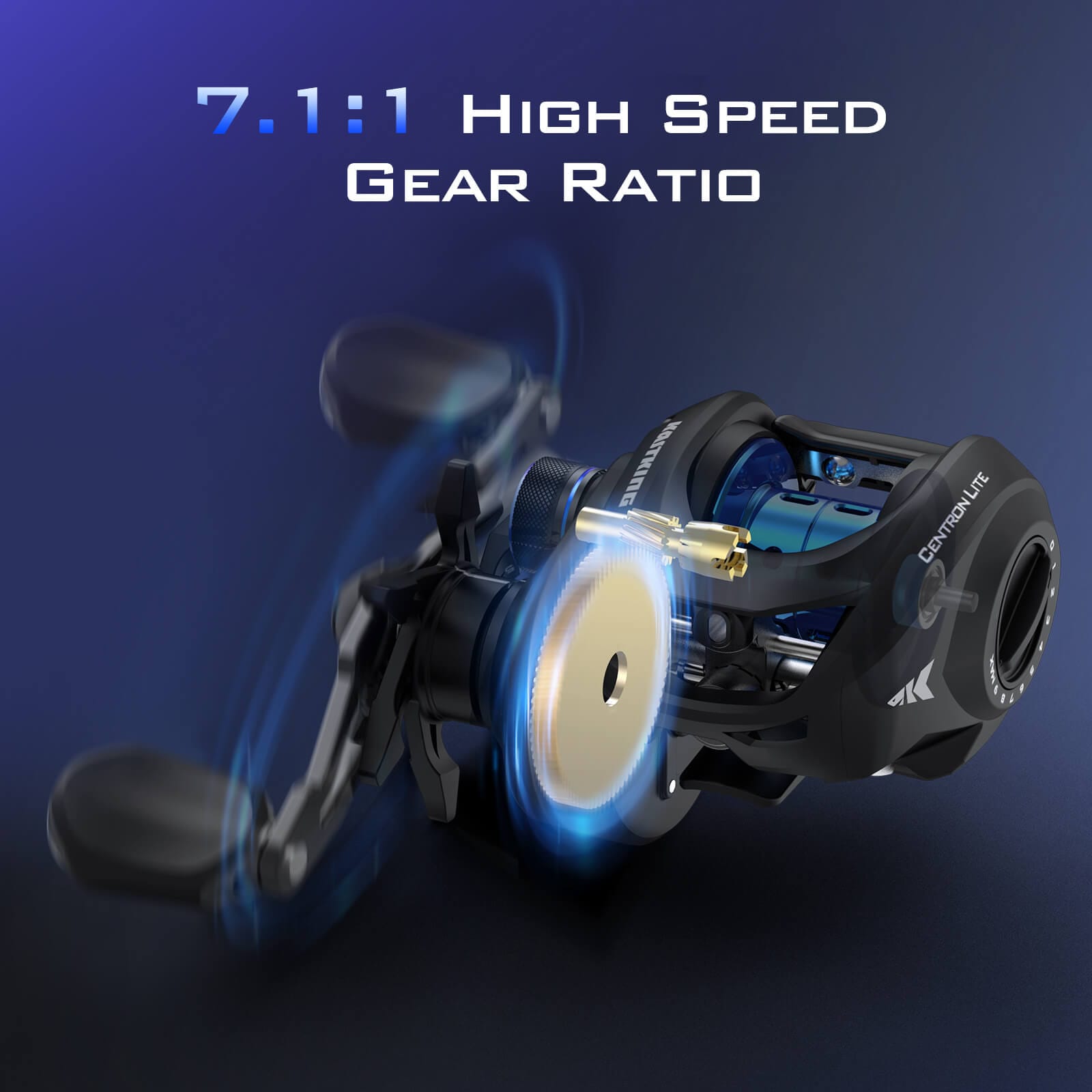 KastKing Centron Lite Long Cast Baitcasting Reel