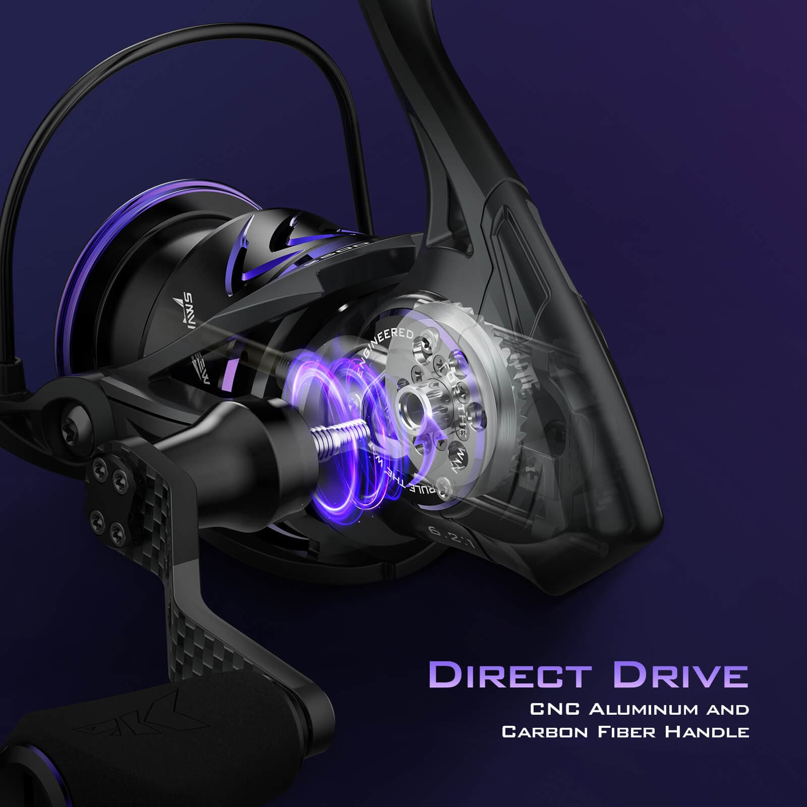 KastKing MegaJaws Elite Spinning Reel Size 2500