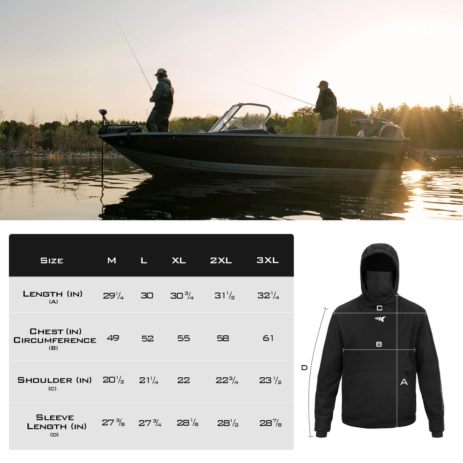 KastKing Mountain Mist Hoodie with Built