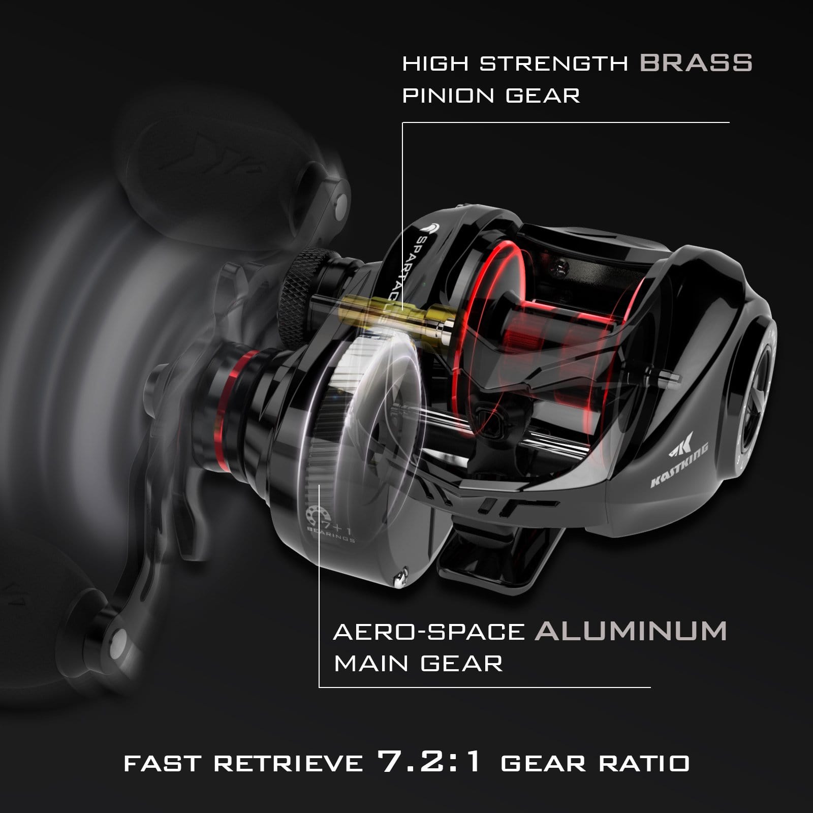Kastking Spartacus II Baitcasting reel