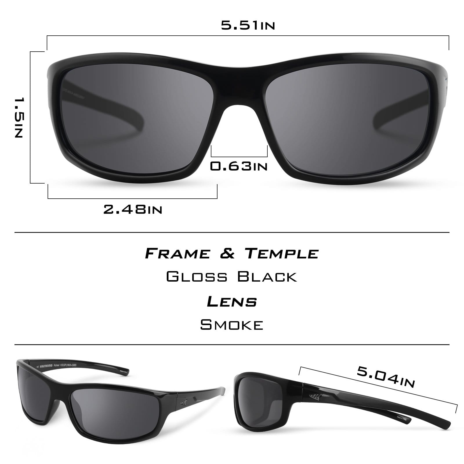 KastKing Kateel Polarized Sport Sunglasses for Men and Women