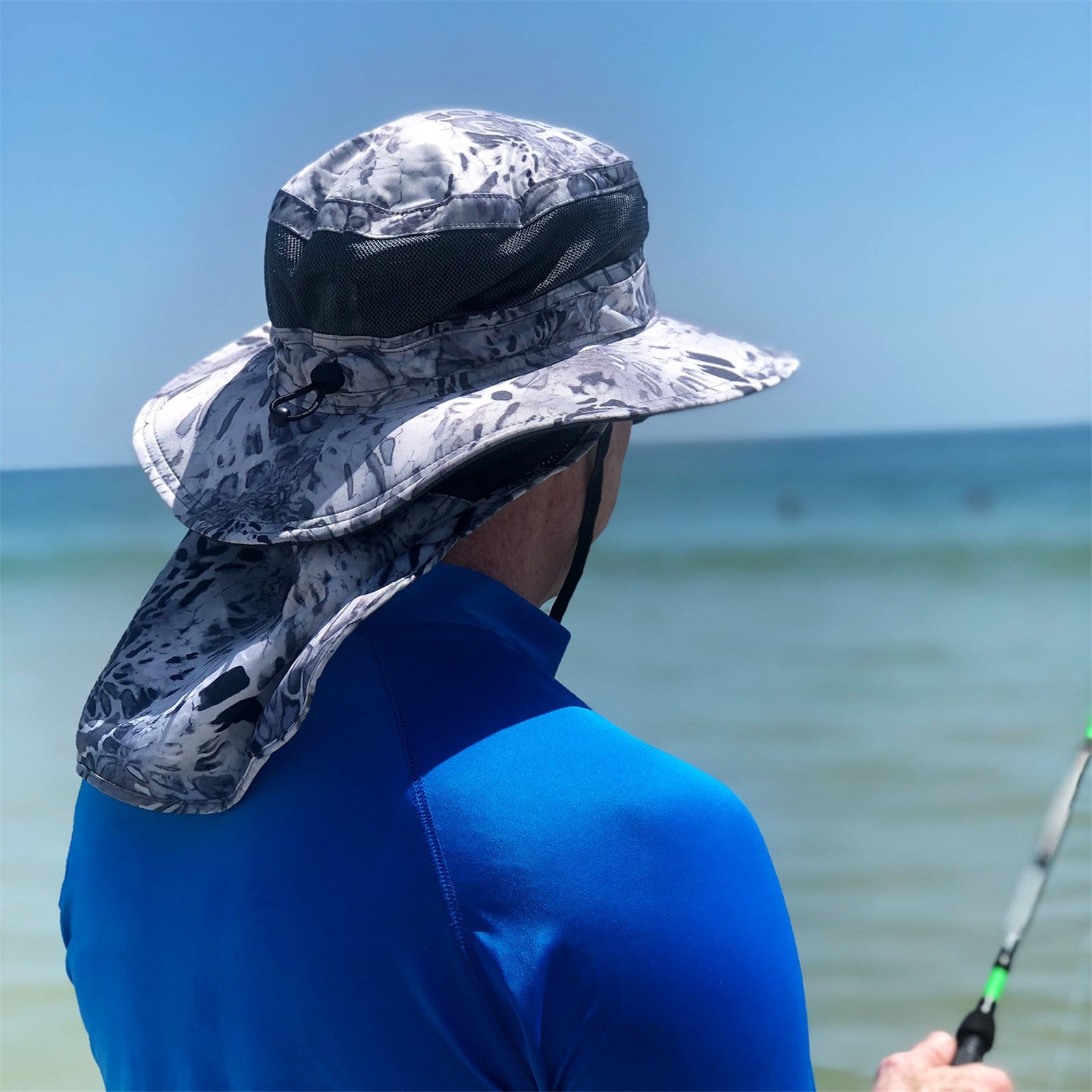 KastKing UPF 50 Boonie Hat Fishing Hat with Removable Neck Shield