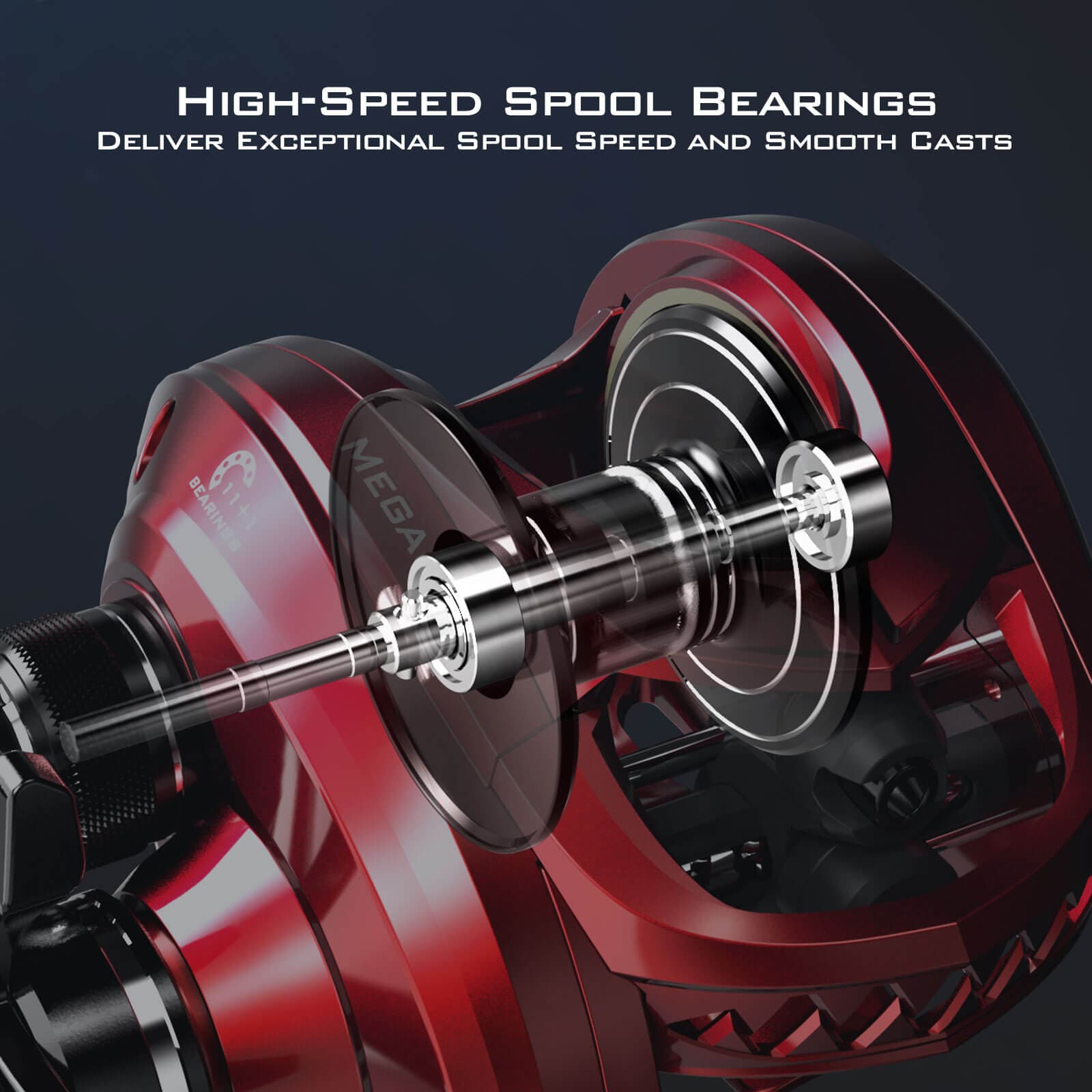 KastKing MegaJaws Baitcasting Reels Upgraded Version
